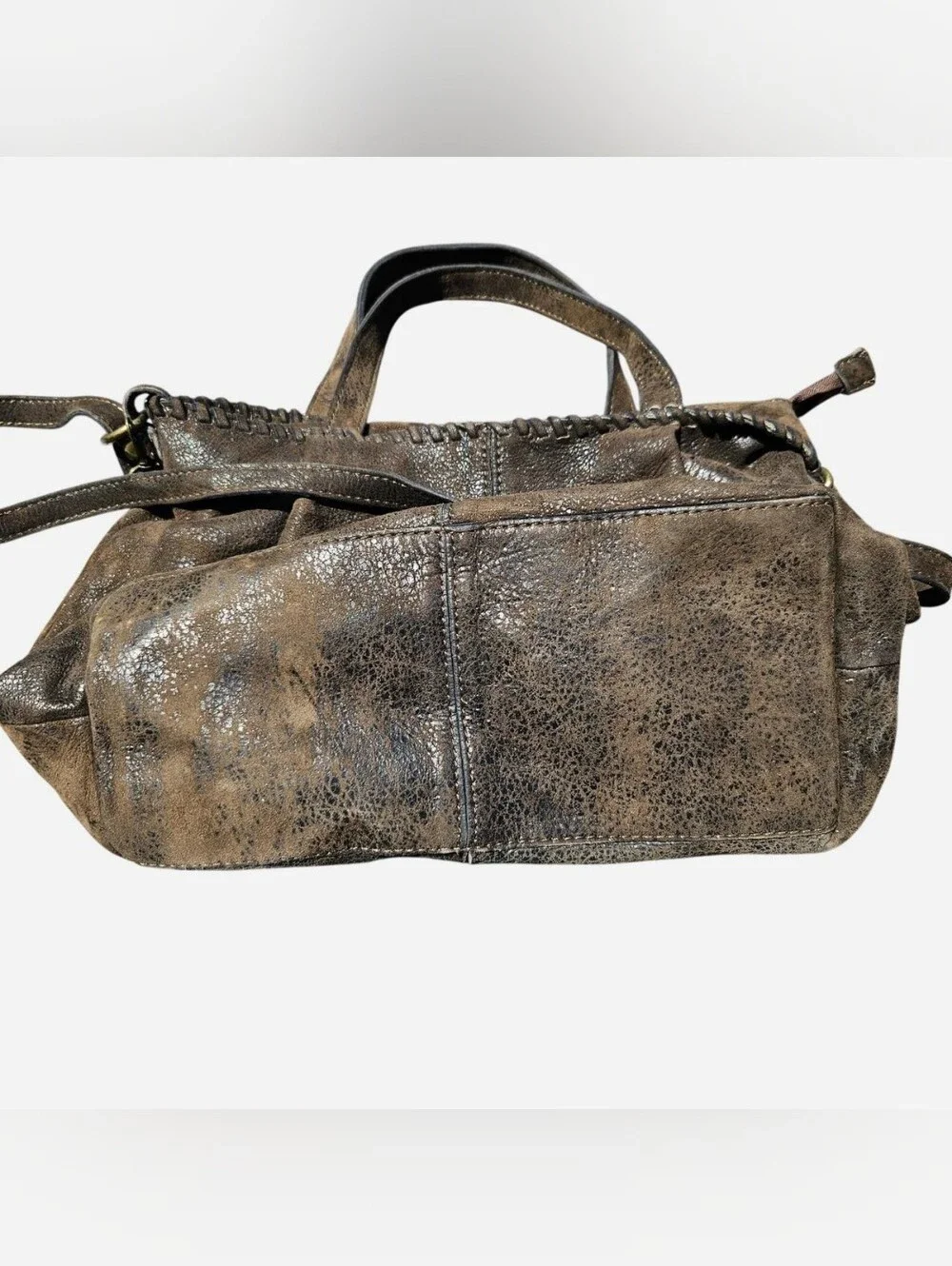 Vintage Italian Leather Satchel Bag